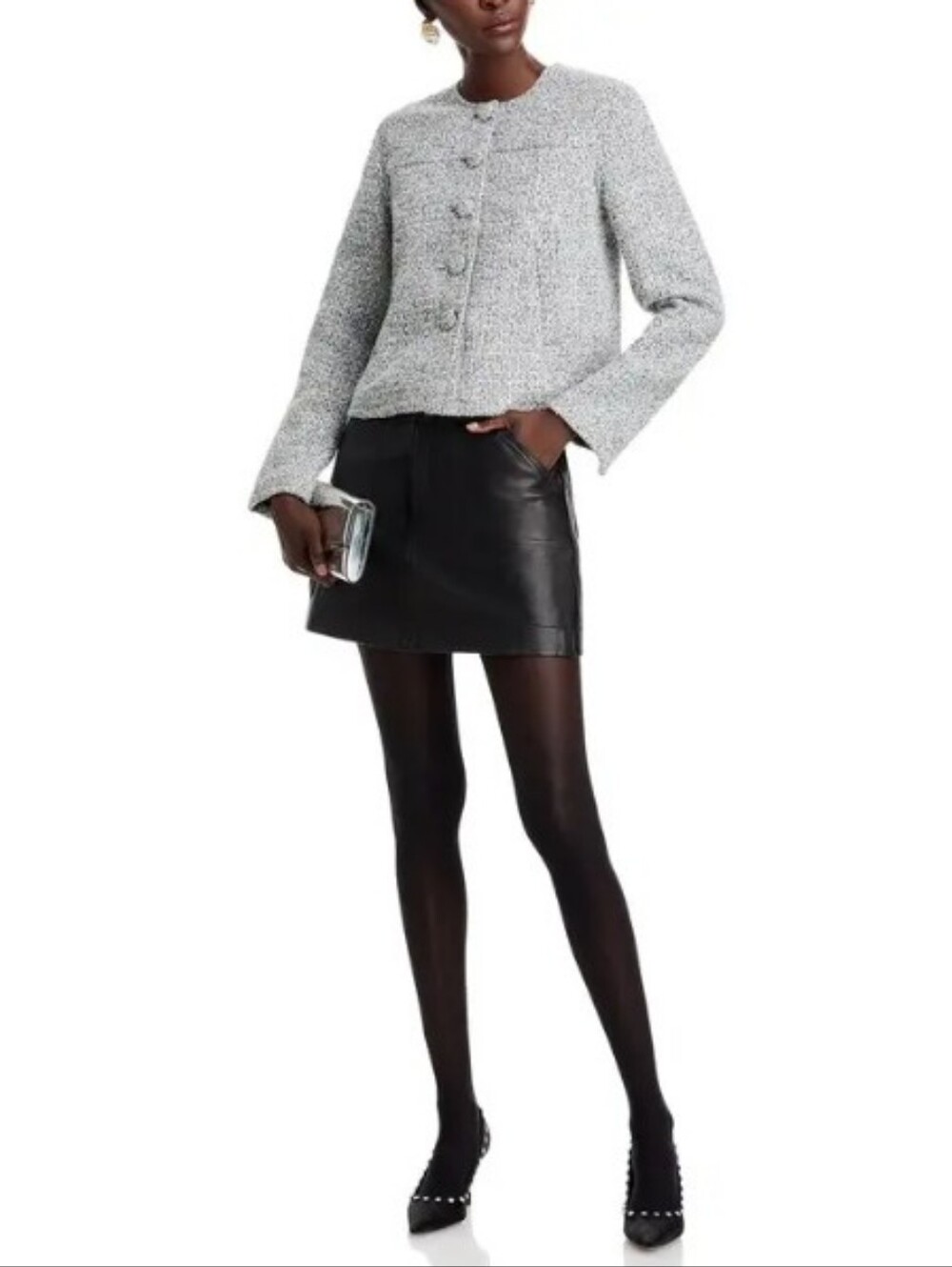 Proenza Schouler Lea Bouclé Crop Jacket